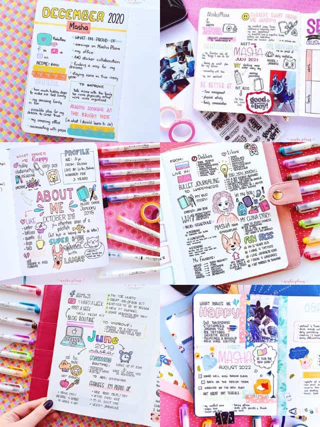 About Me Page In Your Bullet Journal And Why You Need One Story Masha About Me Page In Your Bullet Journal And Why You Need One Story Masha
