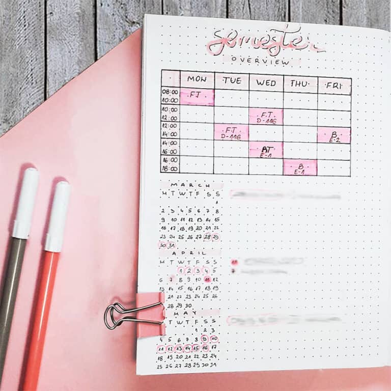 11 Genius School Bullet Journal Ideas You Need to Try | Masha Plans