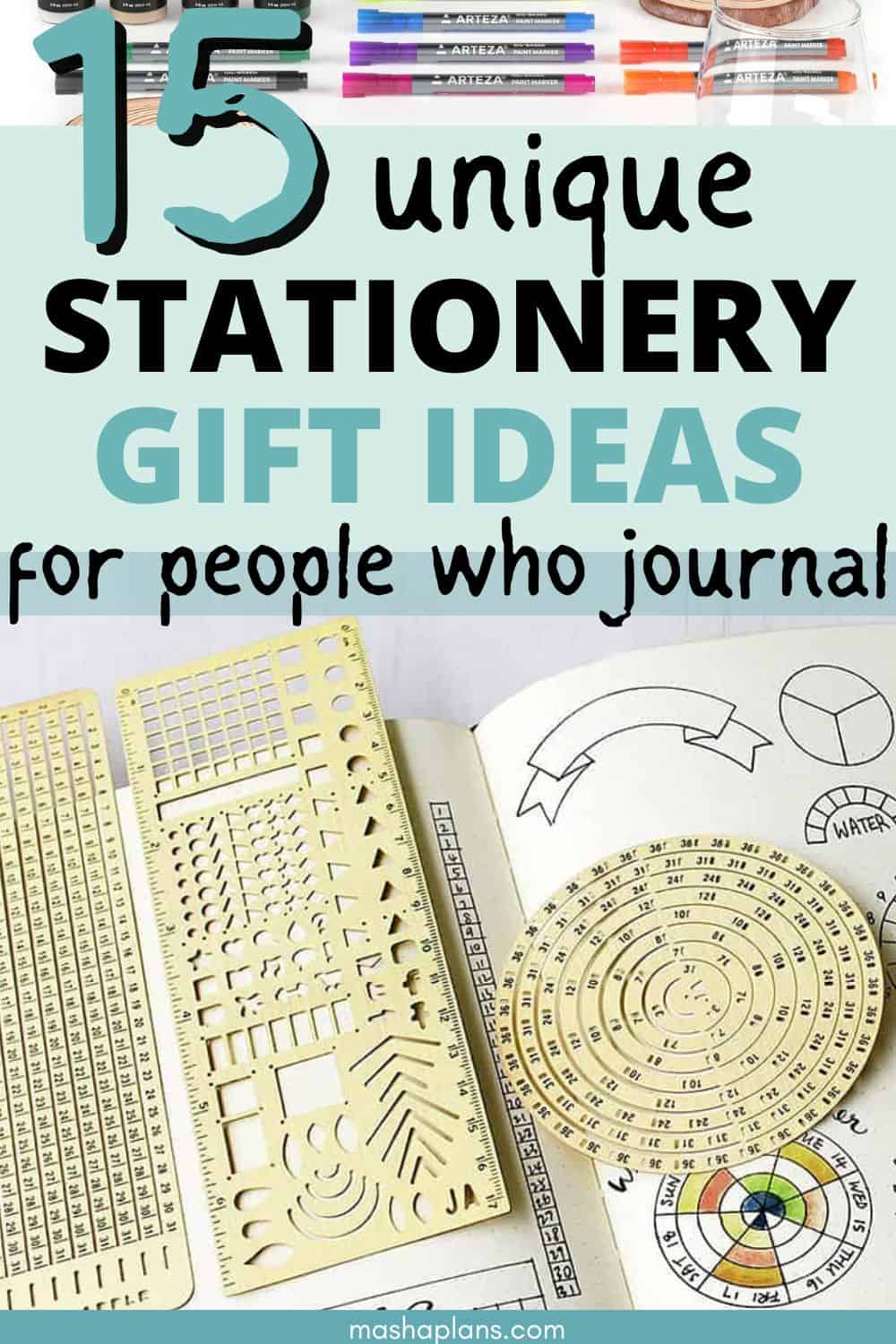 15 Unique Stationery Gifts For People Who Journal Masha Plans