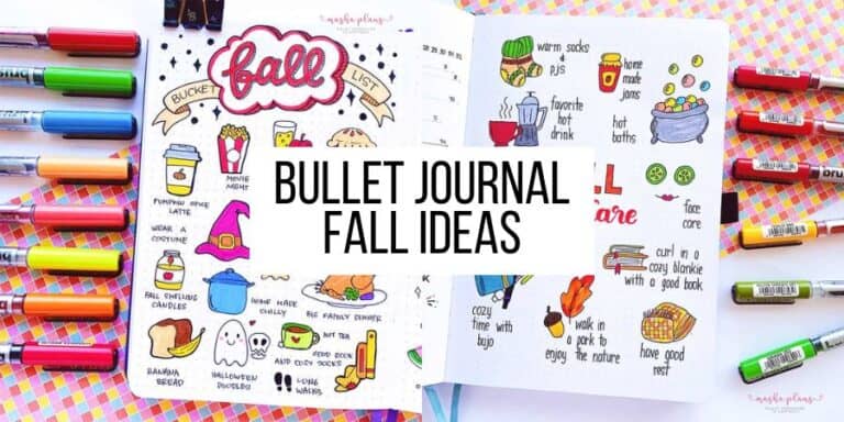 17 Mesmerizing Fall Bullet Journal Ideas