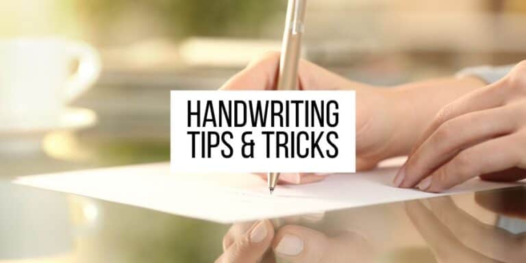 Handwriting Tips And Tricks To Enhance Your Penmanship
