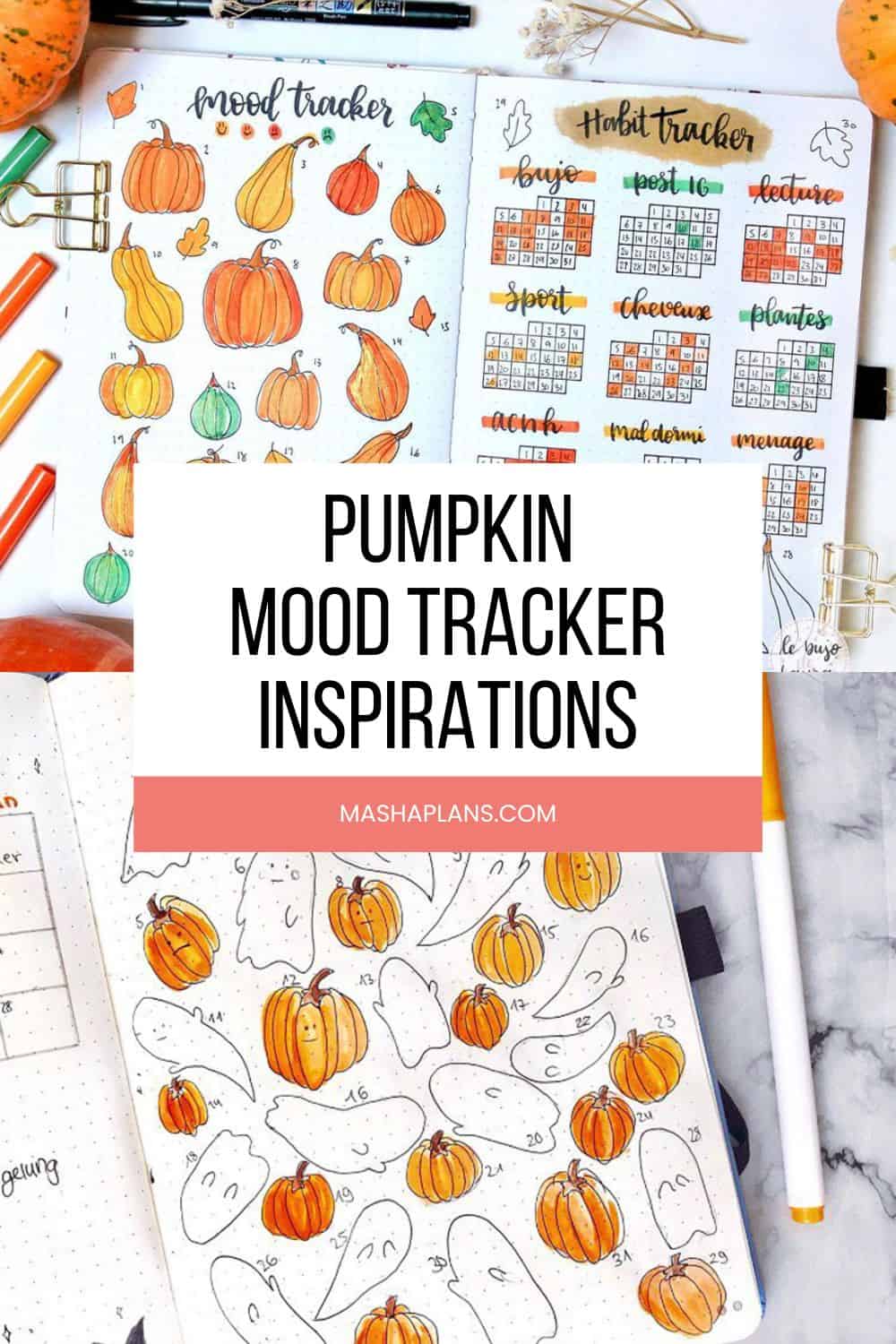11 Pumpkin Mood Tracker Inspirations You'll Love | Masha Plans
