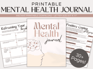 Free Mental Health Bullet Journal Printables | Masha Plans