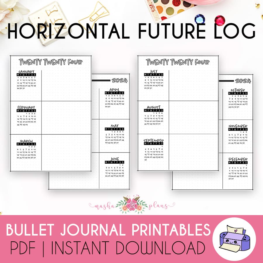 22 Free Bullet Journal Printables for 2024