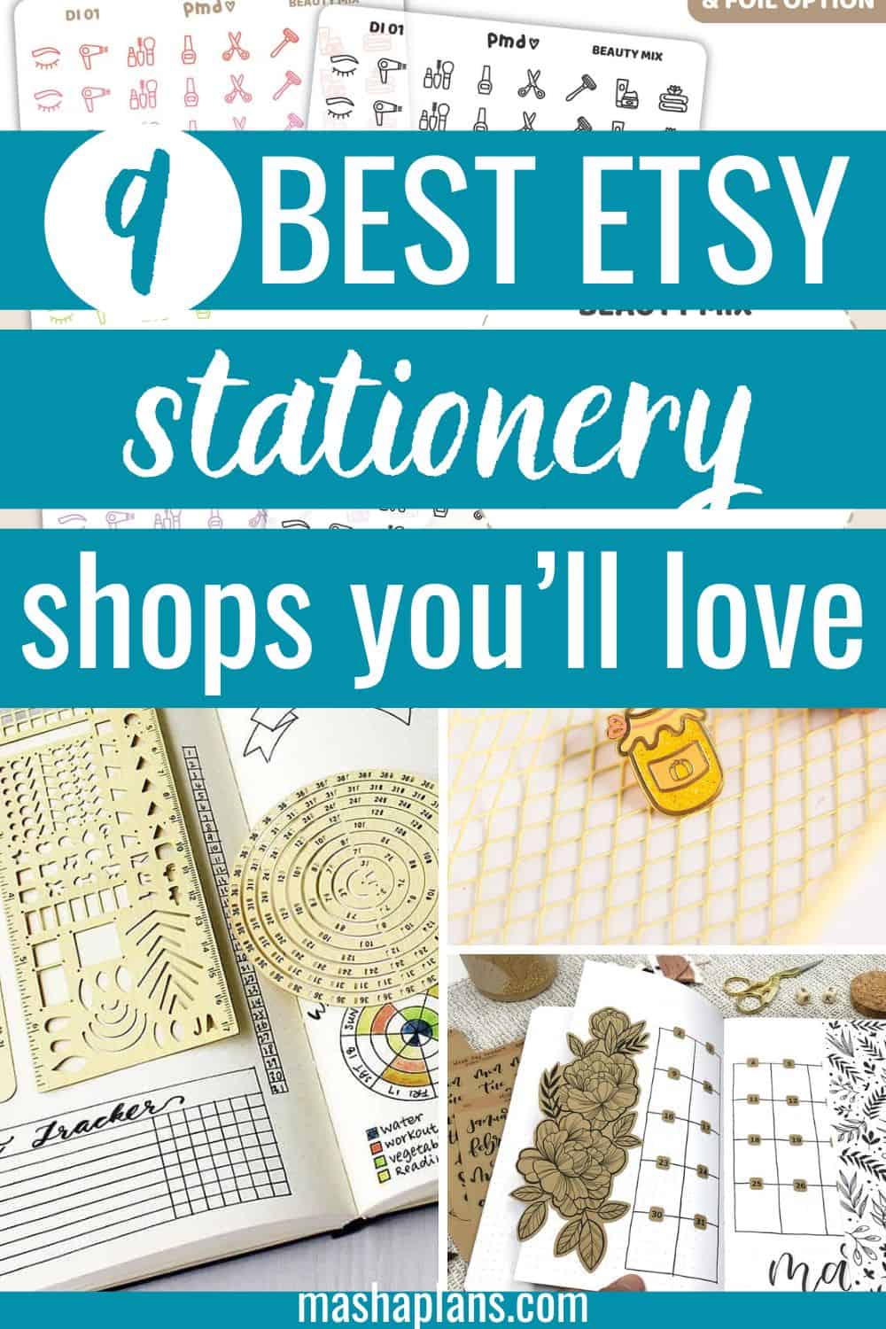 9 Best Etsy Stationery Shops You'll Love Masha Plans
