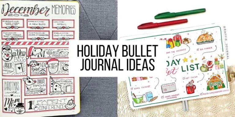 15 Holiday Bullet Journal Ideas To Brighten Your Festive Season