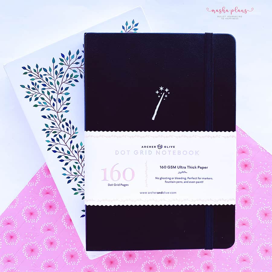 Archer and Olive Bullet Journal Notebook Review - Planning Mindfully