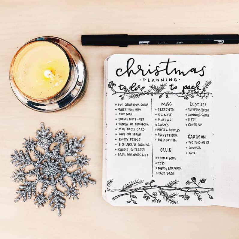 11 Christmas Journal Ideas To Brighten Up Your Bullet Journal Masha Plans