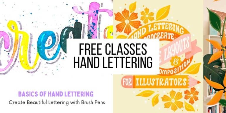 Free Hand Lettering Classes To Take Today