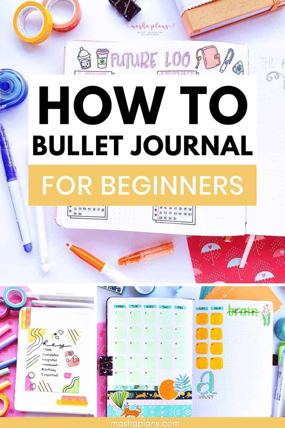How To Bullet Journal For Beginners | Masha Plans