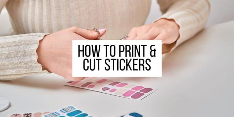 How To Print And Cut Printable Journal Stickers
