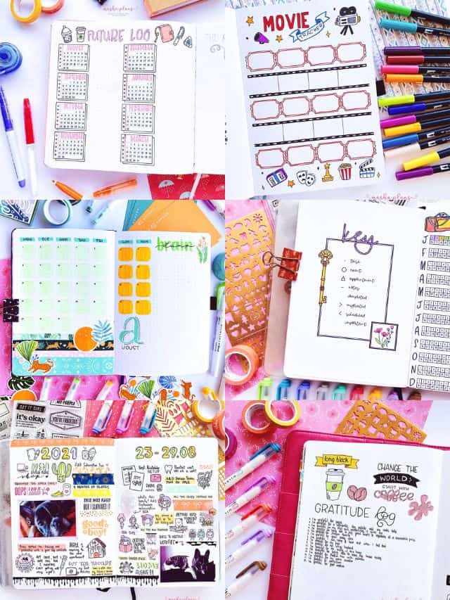 What To Write In A Bullet Journal: 11 Page Ideas For Beginners Story