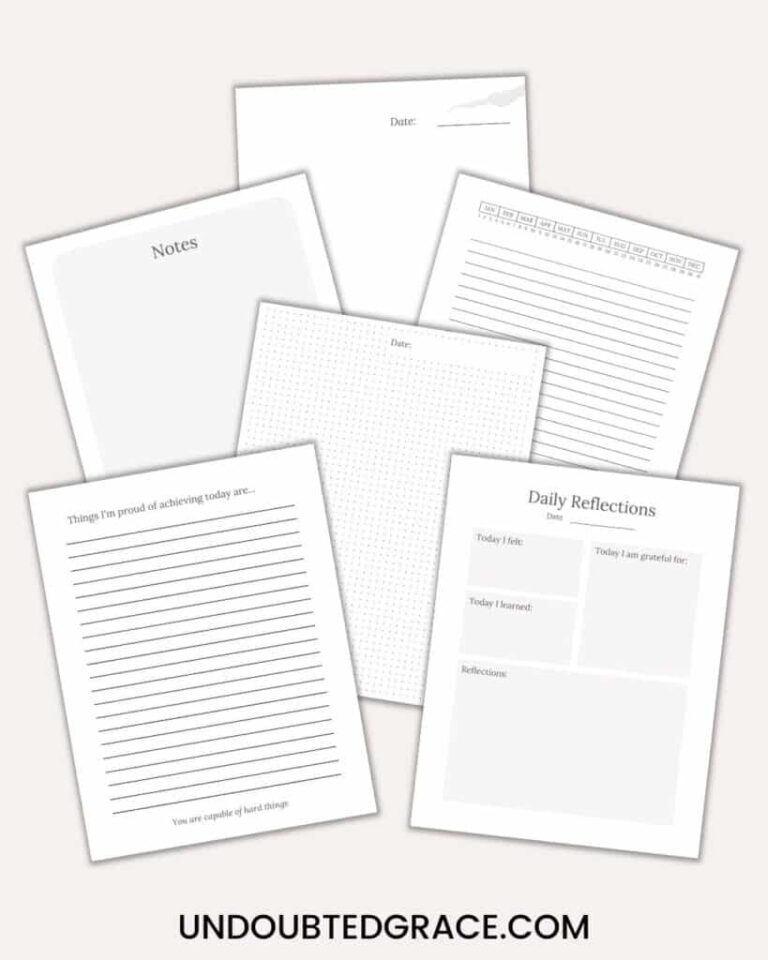 Free Journal Printables To Revolutionize Your BuJo