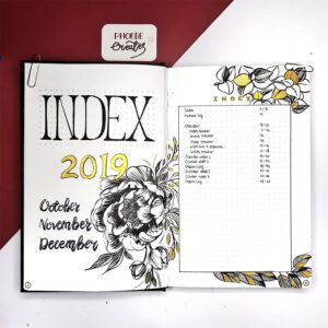 13 Bullet Journal Index Page Ideas
