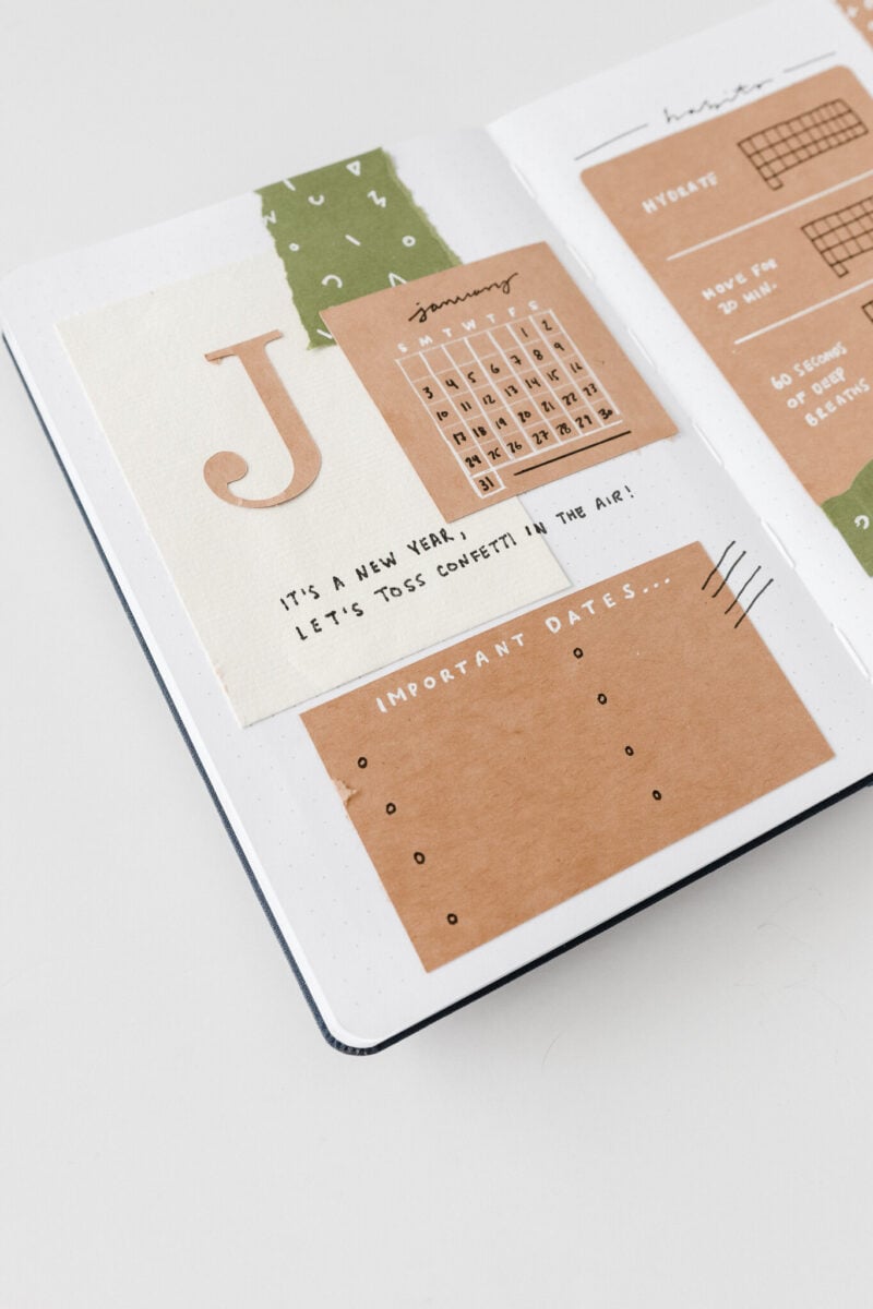 17 Inspiring January Bullet Journal Theme Ideas