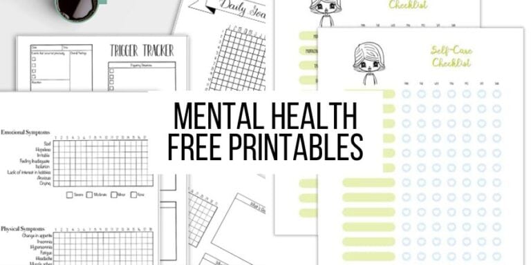 Free Printable Mental Health Journal Pages