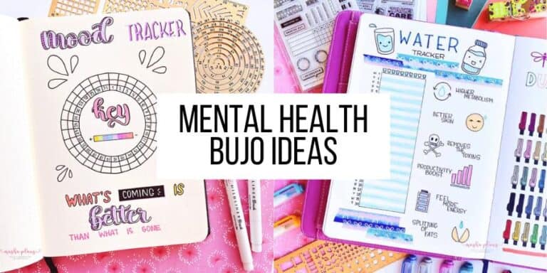9 Mental Health Bullet Journal Ideas