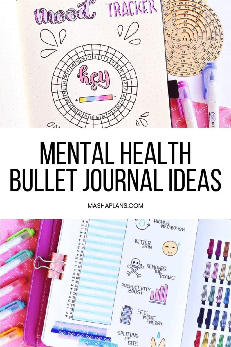 9 Mental Health Bullet Journal Ideas