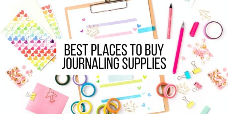 9 Best Places To Buy Journaling Supplies