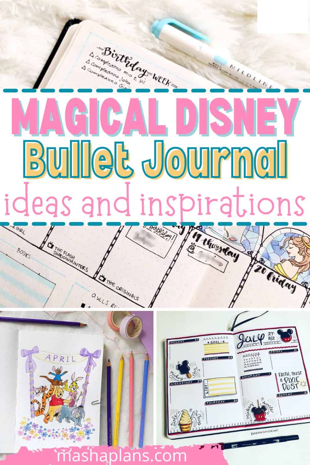 15 Magical Disney Bullet Journal Ideas