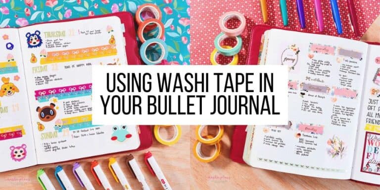 7 Things To Do With Washi Tape In Your Bullet Journal