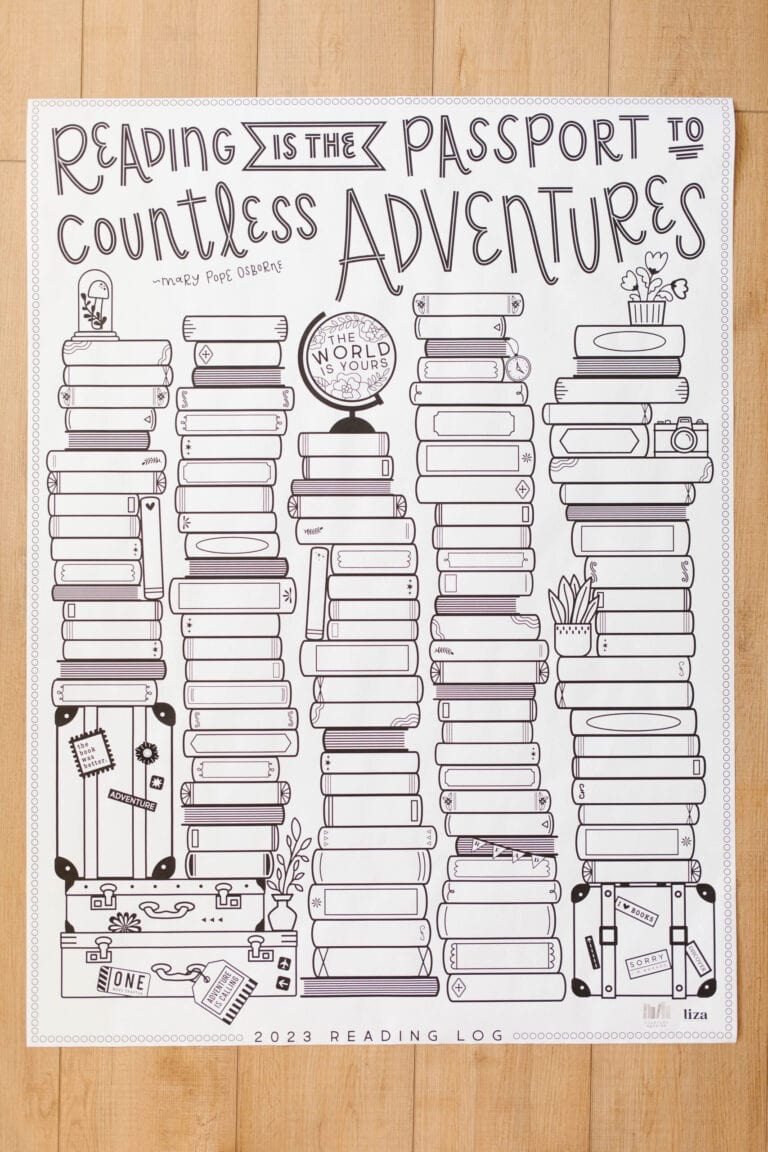 11 Free Bullet Journal Book Tracker Printables