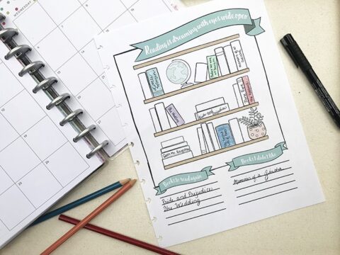 11 Free Bullet Journal Book Tracker Printables