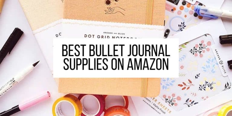 9 Best Bullet Journal Supplies On Amazon