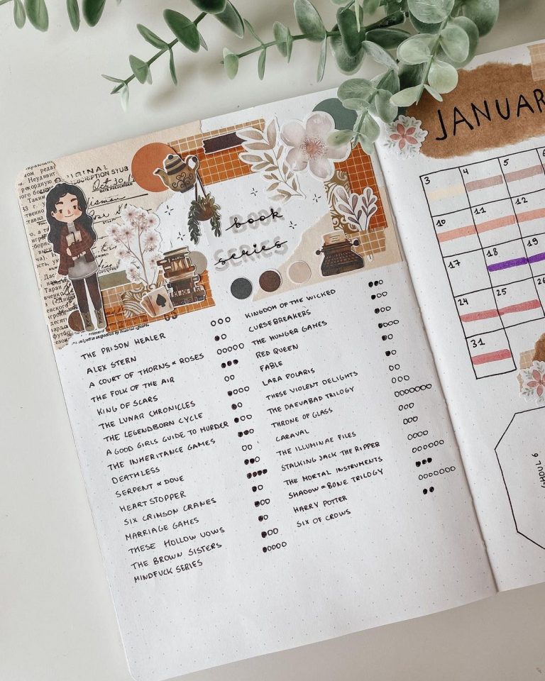 13 Bullet Journal Ideas For Book Lovers