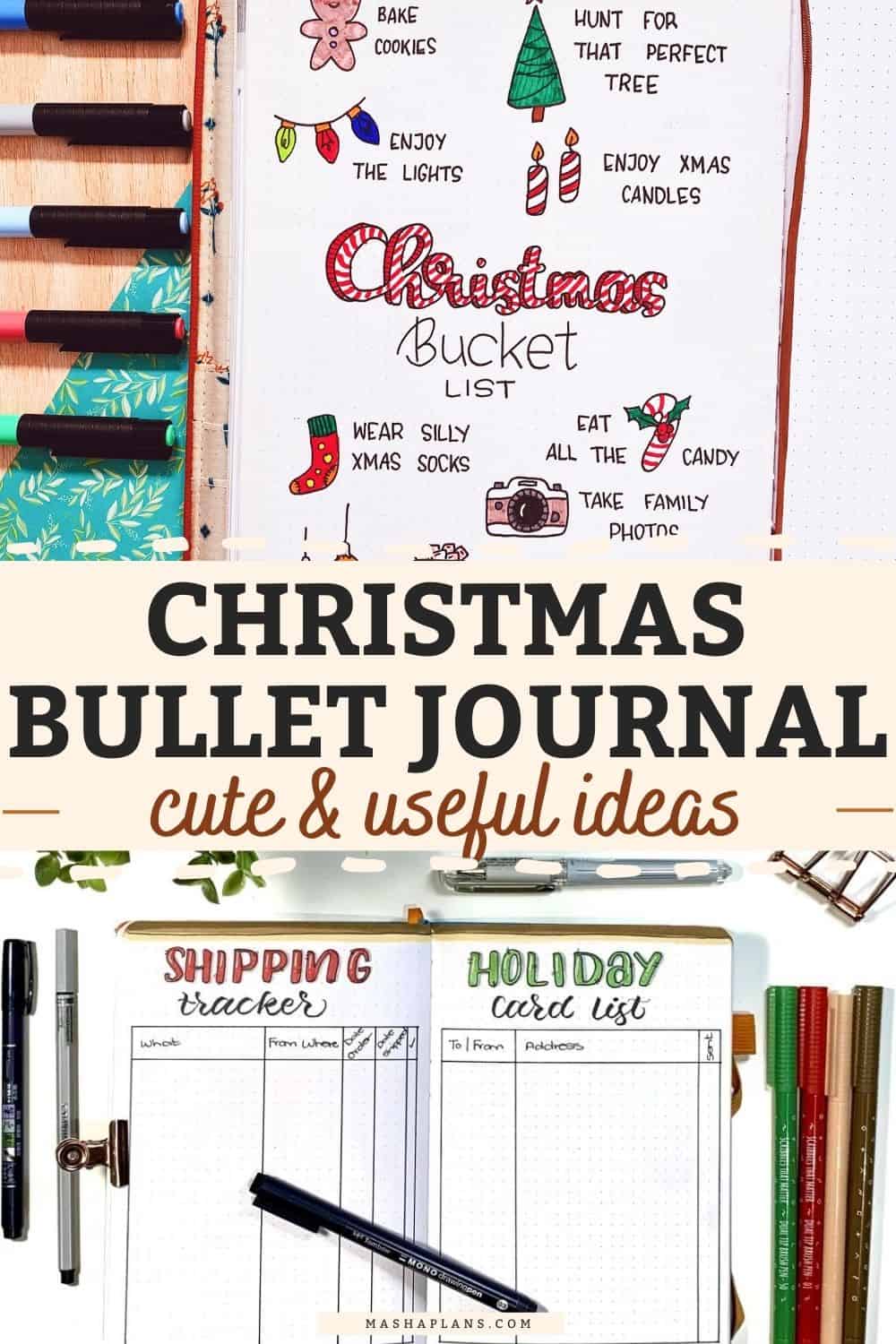 15 Christmas Bullet Journal Ideas