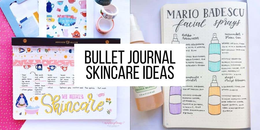 17 Skin Care Bullet Journal Ideas