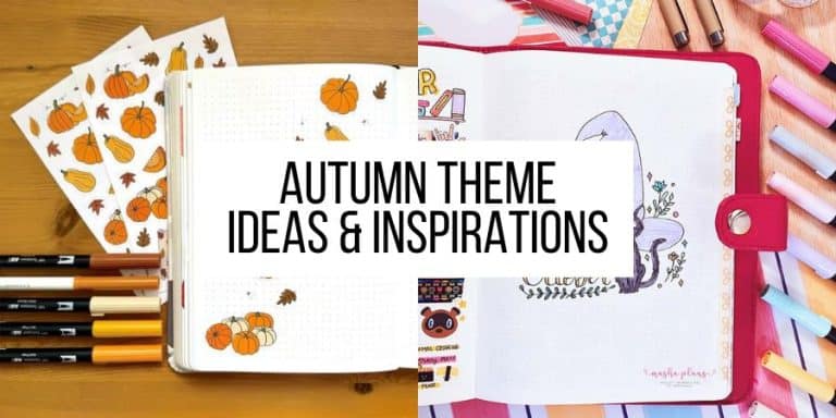 Autumn Bullet Journal Theme Inspirations