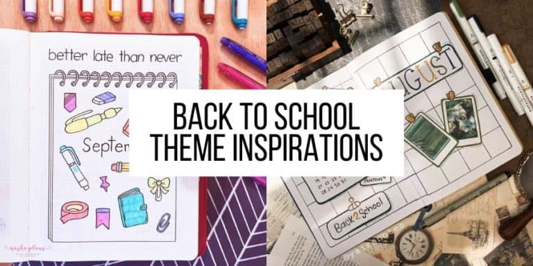 Bullet Journal Back To School Theme Inspirations