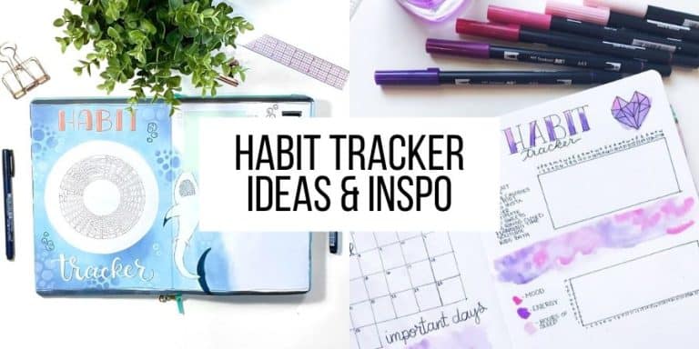 Bullet Journal Habit Tracker Ideas & Inspirations