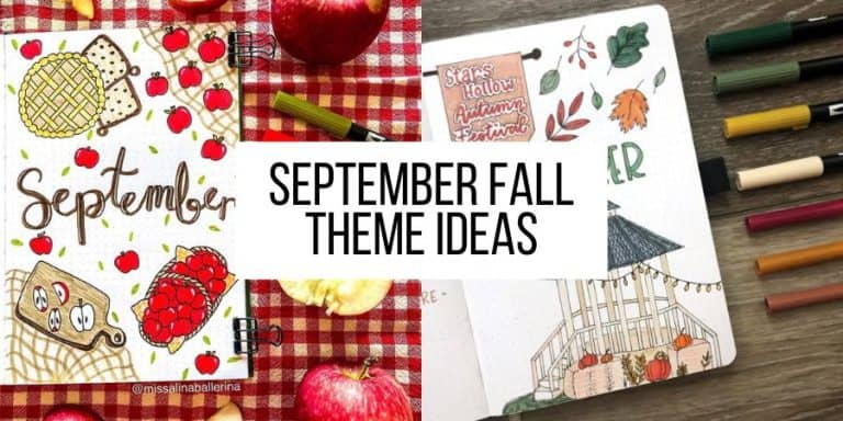 Fall September Bullet Journal Themes