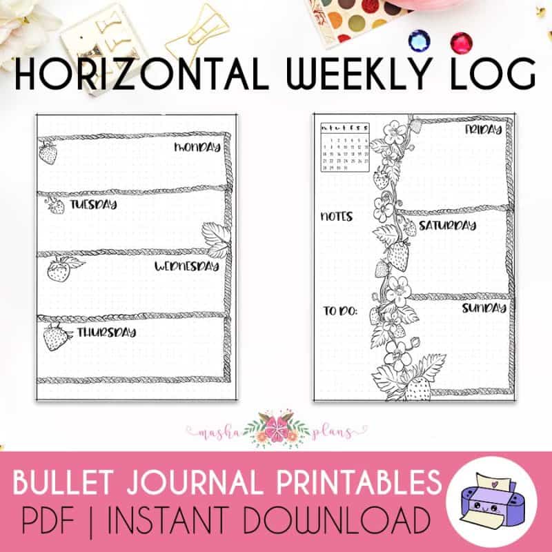 July 2025 Printable Bullet Journal Setup - Image 8