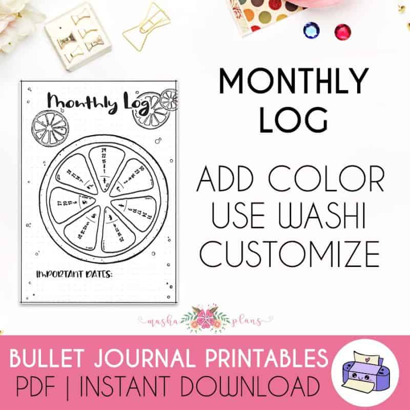 July 2025 Printable Bullet Journal Setup - Image 3