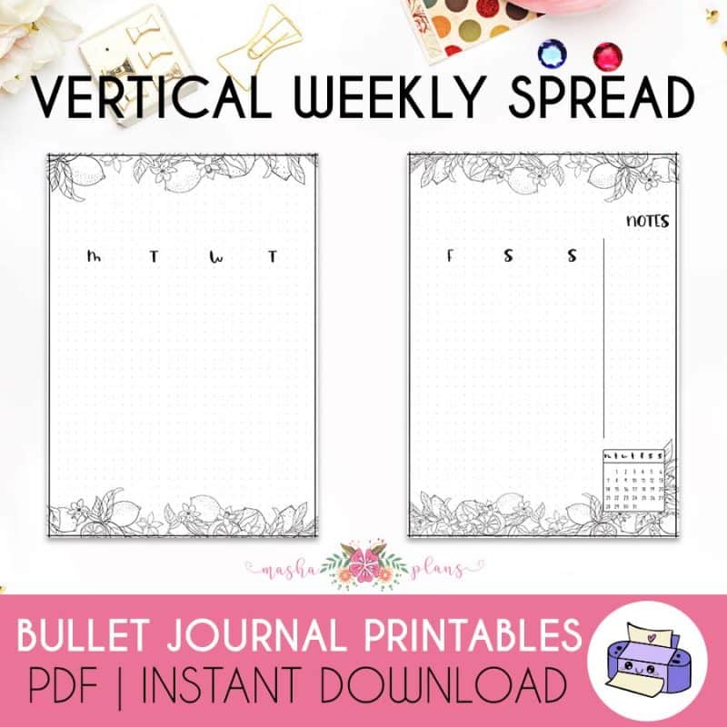 July 2025 Printable Bullet Journal Setup - Image 7