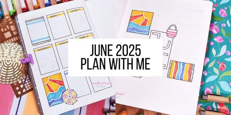 Plan With Me: June 2025 Bullet Journal Setup