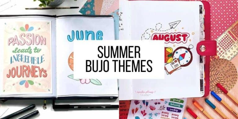 17 Summer Bullet Journal Theme Ideas