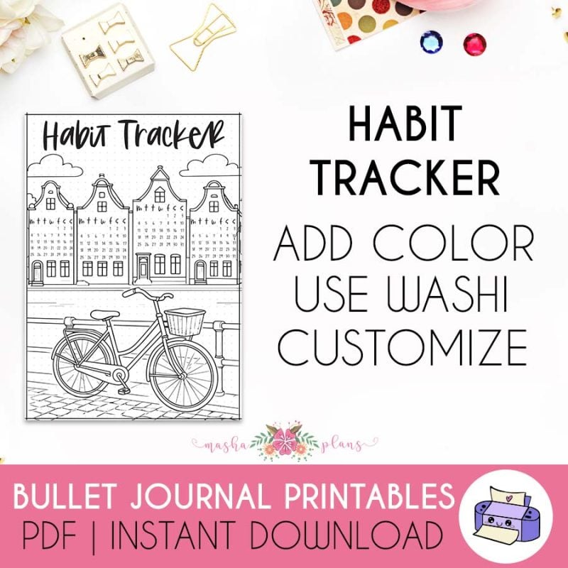 August 2025 Printable Bullet Journal Setup - Image 4