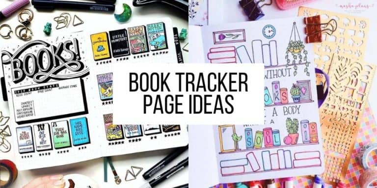 Book Tracker Bullet Journal Page Ideas