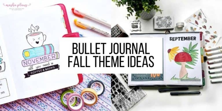 15 Bullet Journal Fall Theme Ideas
