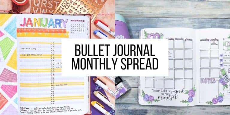 17 Bullet Journal Monthly Spread Ideas