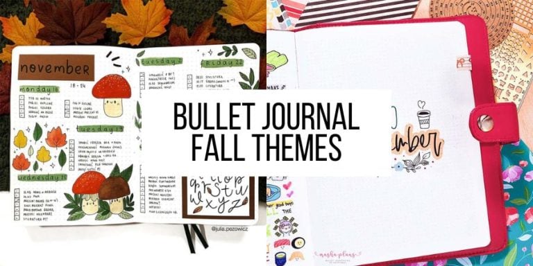 15 Fall Themes To Try In Your Bullet Journal