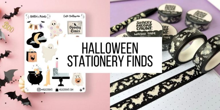 Halloween Stationery Finds For Your Bullet Journal