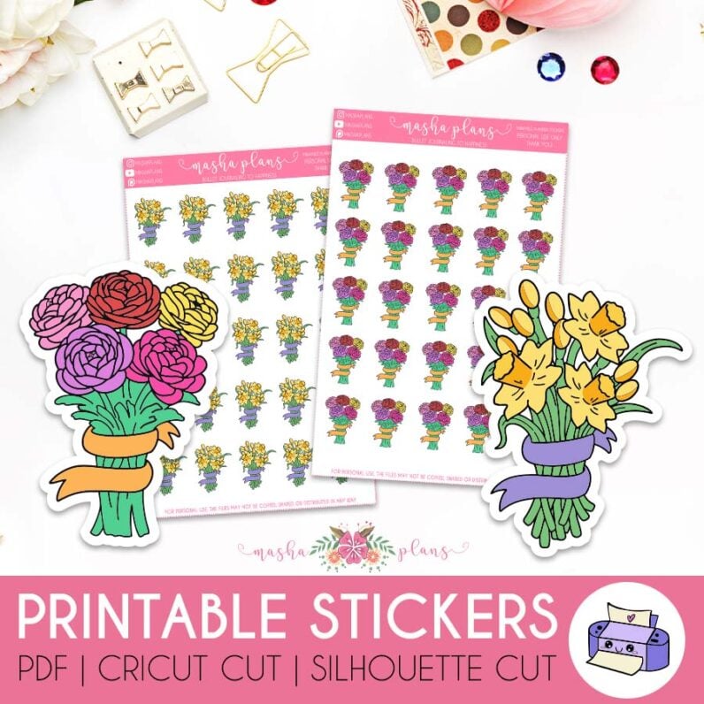 Bouquet Stickers