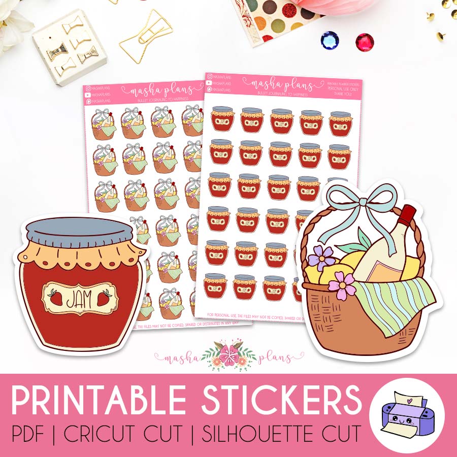 Picnic Stickers