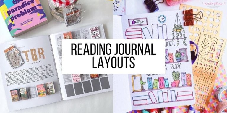 13 Gorgeous Reading Bullet Journal Spreads